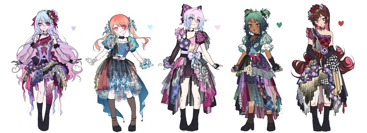 lucielellis_'s tweet photo. i finished the designs!! yay https://t.co/PPhgUZzujQ