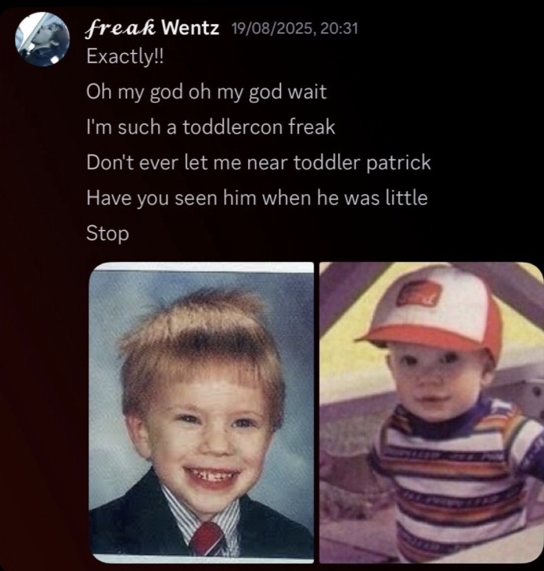 that1bear2's tweet photo. 'make it seem like im a pedo' Girl https://t.co/QCt2FhUapn