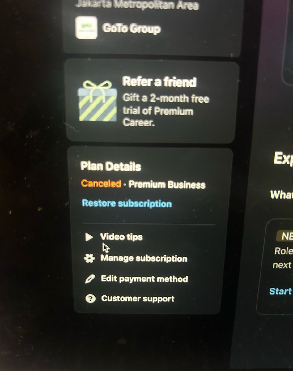 siniditulisin's tweet photo. @oddjob4umick kak beneran kan?🥹 gini sih infonya dari
- notif linkedin lgsg pas cancel
- profile linkedin aku bagian settings
- email pribadi aku https://t.co/kIUSqvkLsb