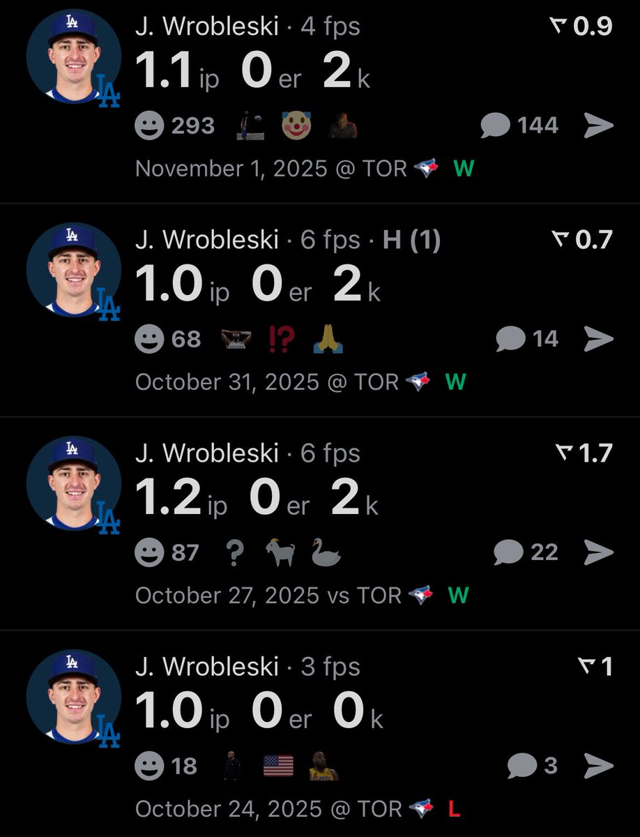 glaze4723's tweet photo. @MatteoLuke1 @owndodgerhaters Well here’s Wrobleski being trusted in meaningful games https://t.co/uG1uGxT3wY