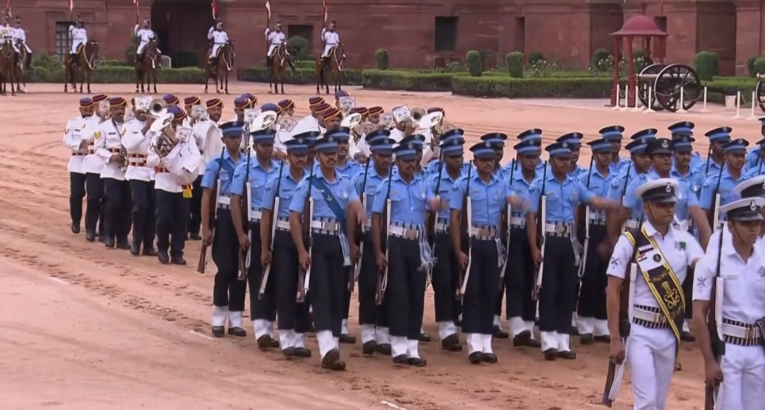 sidhant's tweet photo. Ceremonial reception of Japan PM Sanae Takaichi underway in Delhi https://t.co/9s7UnZbSdY