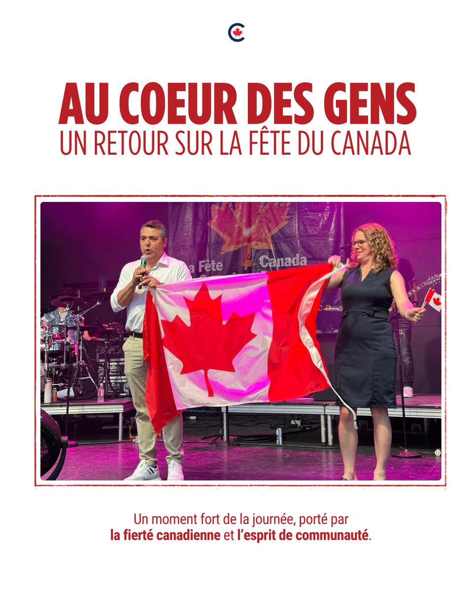 Jason_Groleau's tweet photo. Une super journée hier pour célébrer notre pays, chez nous, en Beauce. 🇨🇦

Des milliers de personnes se sont réunies pour célébrer notre magnifique pays, et ça faisait chaud au cœur de voir autant de familles, de sourires et de fierté.

Merci à tous ceux qui sont venus nous rencontrer à l’Espace Carpe Diem et au parc des Sept-Chutes, à Saint-Georges.

Fier de nos Beaucerons. Fier de notre monde. Fier de notre Canada.

Félicitations au comité des Fêtes et à la Ville de Saint-Georges pour cette belle réussite.