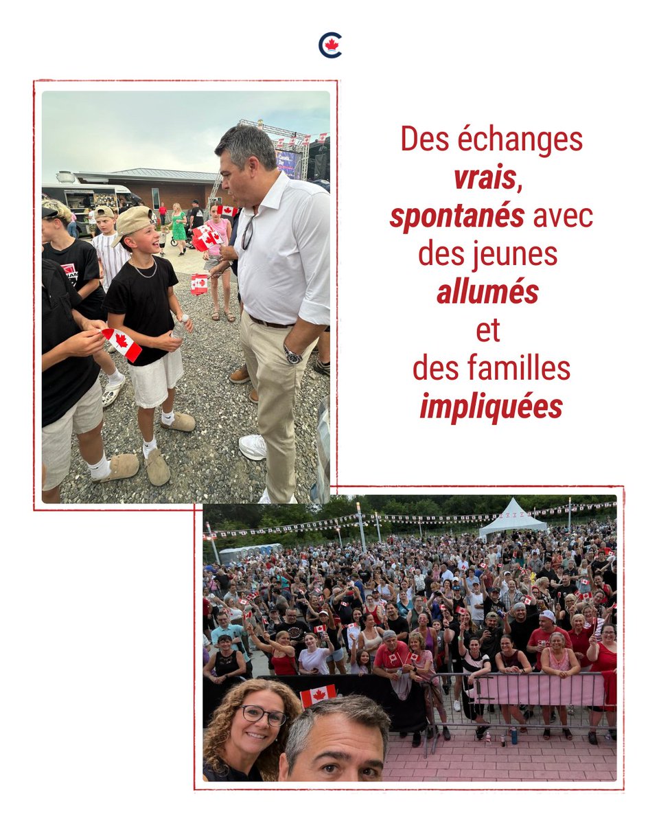Jason_Groleau's tweet photo. Une super journée hier pour célébrer notre pays, chez nous, en Beauce. 🇨🇦

Des milliers de personnes se sont réunies pour célébrer notre magnifique pays, et ça faisait chaud au cœur de voir autant de familles, de sourires et de fierté.

Merci à tous ceux qui sont venus nous rencontrer à l’Espace Carpe Diem et au parc des Sept-Chutes, à Saint-Georges.

Fier de nos Beaucerons. Fier de notre monde. Fier de notre Canada.

Félicitations au comité des Fêtes et à la Ville de Saint-Georges pour cette belle réussite.