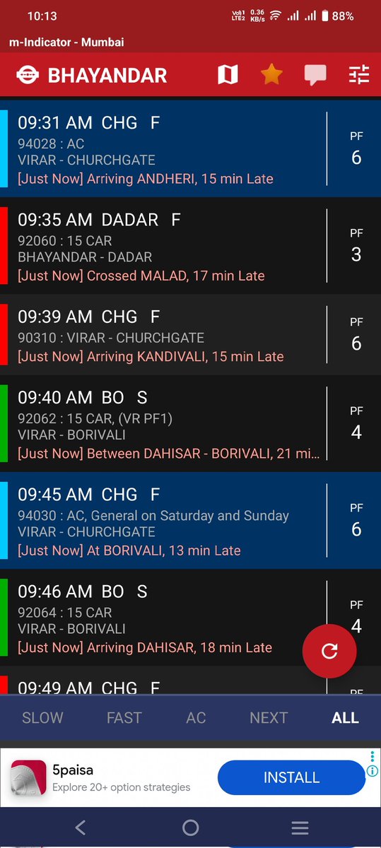 HelpingHandsMum's tweet photo. WR trains late by 25+ mins

No announcements as usual

Mega blocks Andheri-Borivali
6th line working
Virar crossing closed

Still no improvement in punctuality

@drmbct lectures us on oper difficulties

@RailwaySeva @mid_day https://t.co/iMVQri24Dt