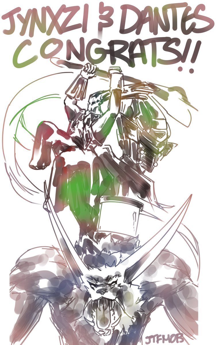 JTFMob's tweet photo. @jynxzi and @doaenel, congratulations on the Silver climb! I drew this to commemorate the occasion. https://t.co/iukiff58W8