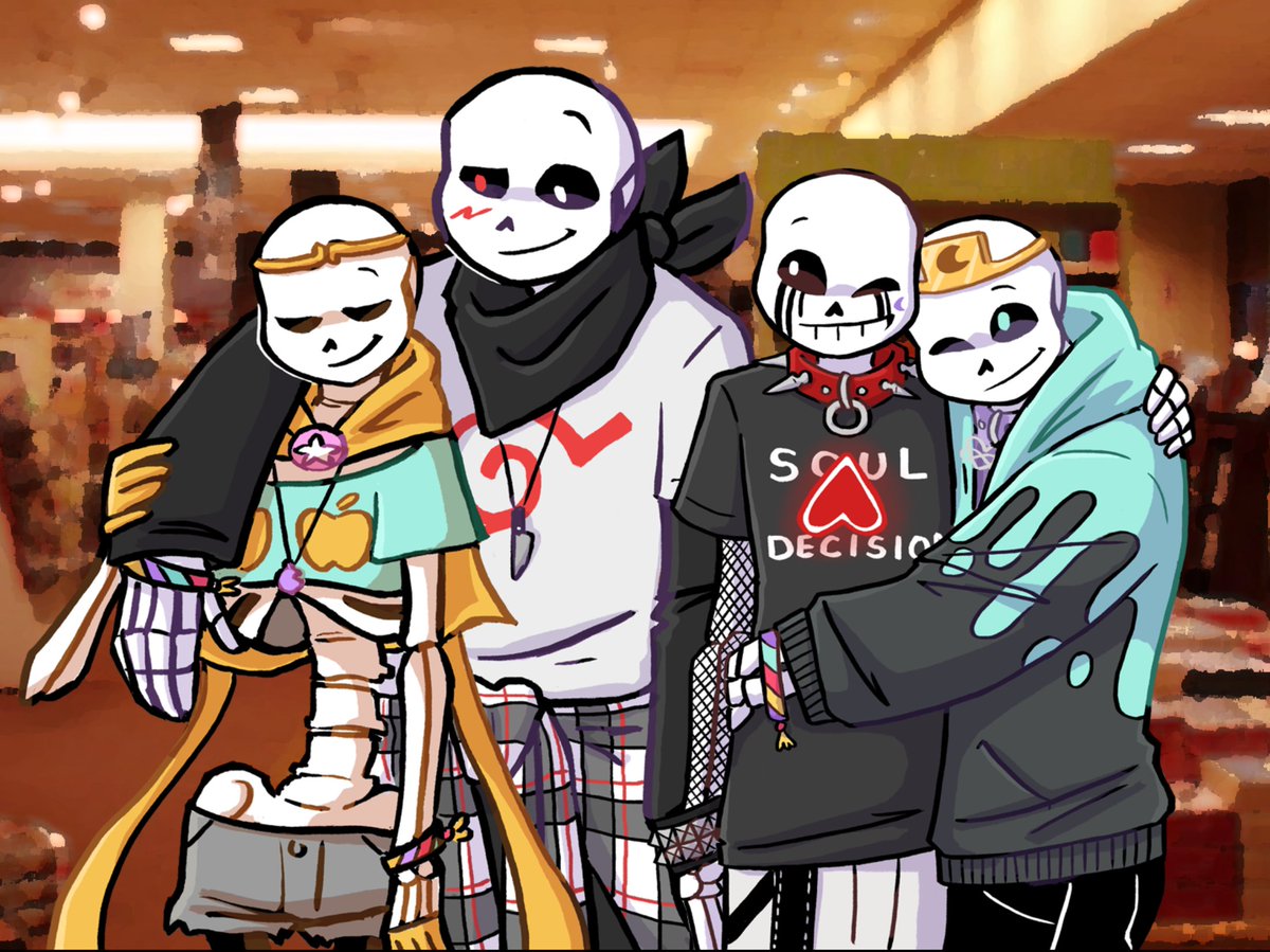 BetterBeeHappy's tweet photo. I replayed malltale and holy shit did I forget about these designs and how the aus act https://t.co/sMUIYPZp54