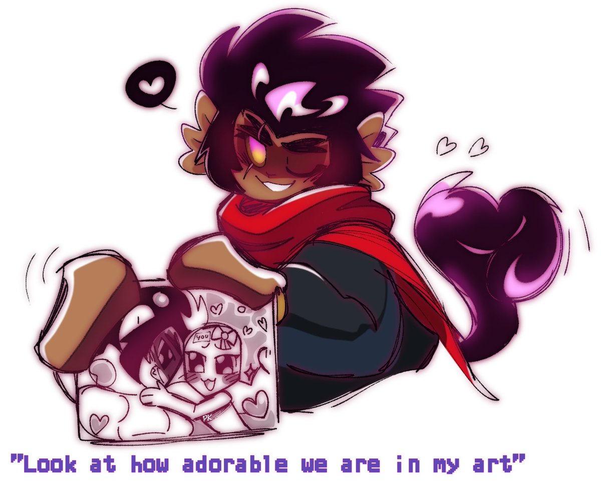 PSonadow's tweet photo. #doodles #Macaque #LMKMacaque #lmk #PK 

Be nice with him 😡

(Ayy I'm back from my fever🥲✌️) https://t.co/y7sWOAlJCY
