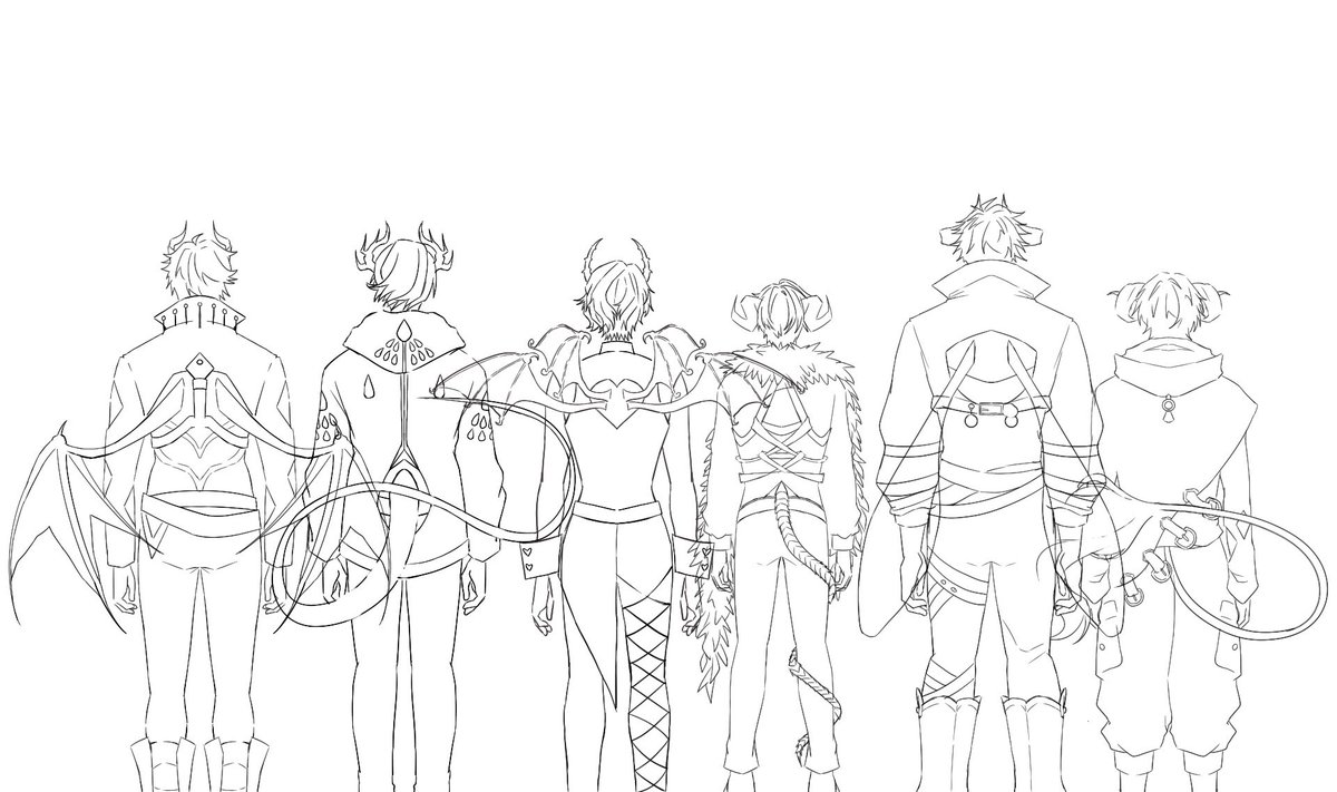 Alyskme's tweet photo. After the trailer, I wanted to turn all the demon forms in my Lucifer project into the sc ones….. BUT THERE’S NO REFS FOR THE BACKS 😭 https://t.co/Y8NOLXJKX5