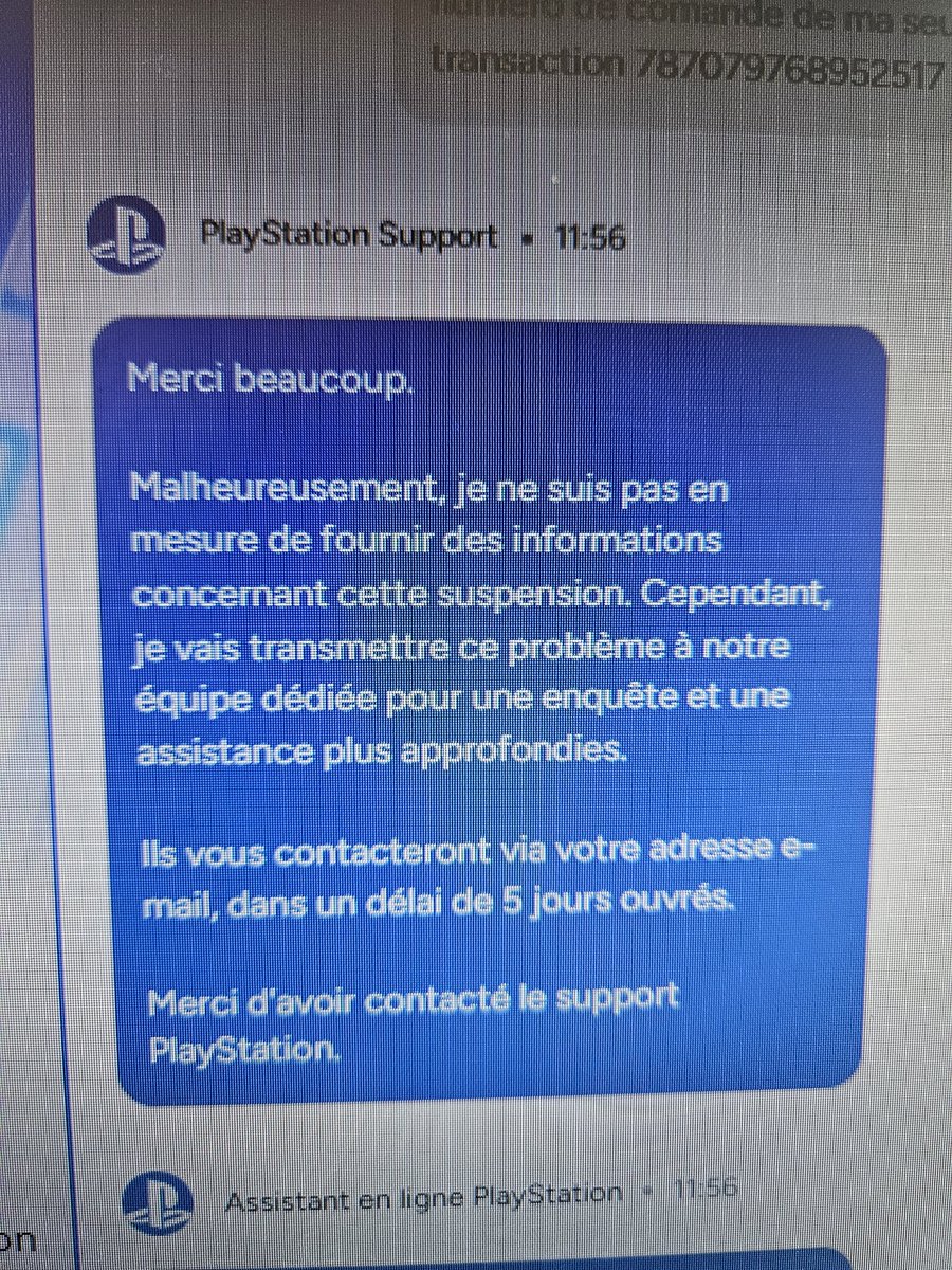 __mabiche__'s tweet photo. @PlayStationFR Déja que vous supprimez mon compte pour literalement aucun motif mais en plus vous faite rien deriere pour reparer vos erreur. Le support qui me dit de contater le support est le prime du foutage de gueule?? Jvais spamer ce tweet jusqu’a recuperer mon compte. https://t.co/MlTDUmt0CM