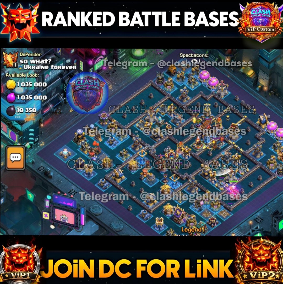 ClashLegendbase's tweet photo. 💎 *Join Membership* / Monthly Basis 💎
For Link  👇 
Open ticket - 
https://t.co/xhxgCkKMwW

Become a member through *Discord:* 
https://t.co/dTA0NXlO2t

#ClashOfClans #ClashEsports #th17BaseLink #clashlegendbases https://t.co/BRLxtX5PN5