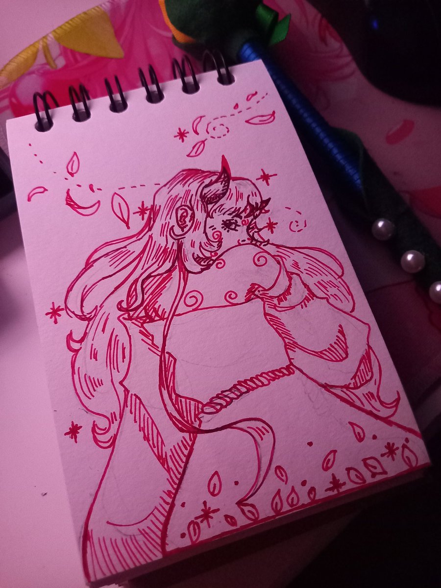 devilgcry500's tweet photo. OC from a follower on a neighboring network, I just don't know if I should paint it.

#art #doodles #Sketch #demongirl https://t.co/YH3xgdx8Gu