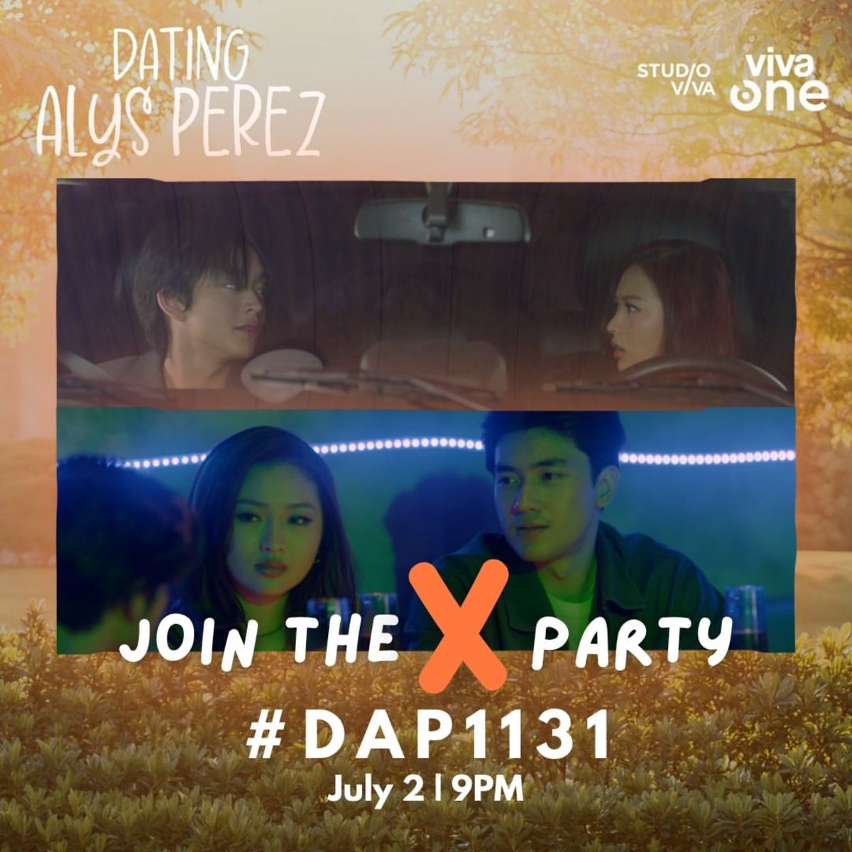 VivaArtists_'s tweet photo. Relapse, reconnections, at maraming feels this Friday. Ano, tara?! 🥹

Join the Twitter Party, July 2, 9PM and use the hashtag: #DAP1131

Don't miss EPISODE 4 of ‘DATING ALYS PEREZ’ streaming this July 3 only on Viva One: https://t.co/WdTKxxfsTR

#DatingAlysPerez
#StudioViva #VivaOne
