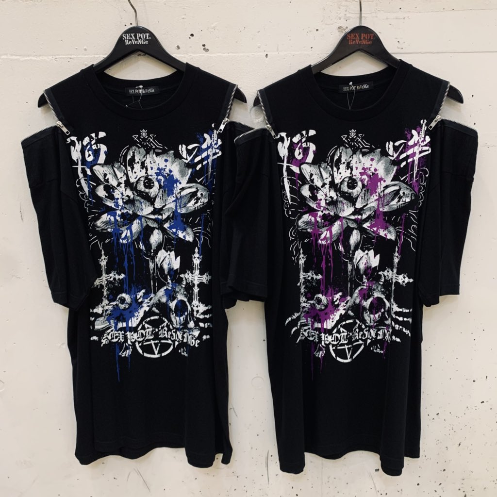 💥おすすめアイテム💥 ☯️鬼蓮 SHOULDER ZIP BIG カットソー☯️ Size