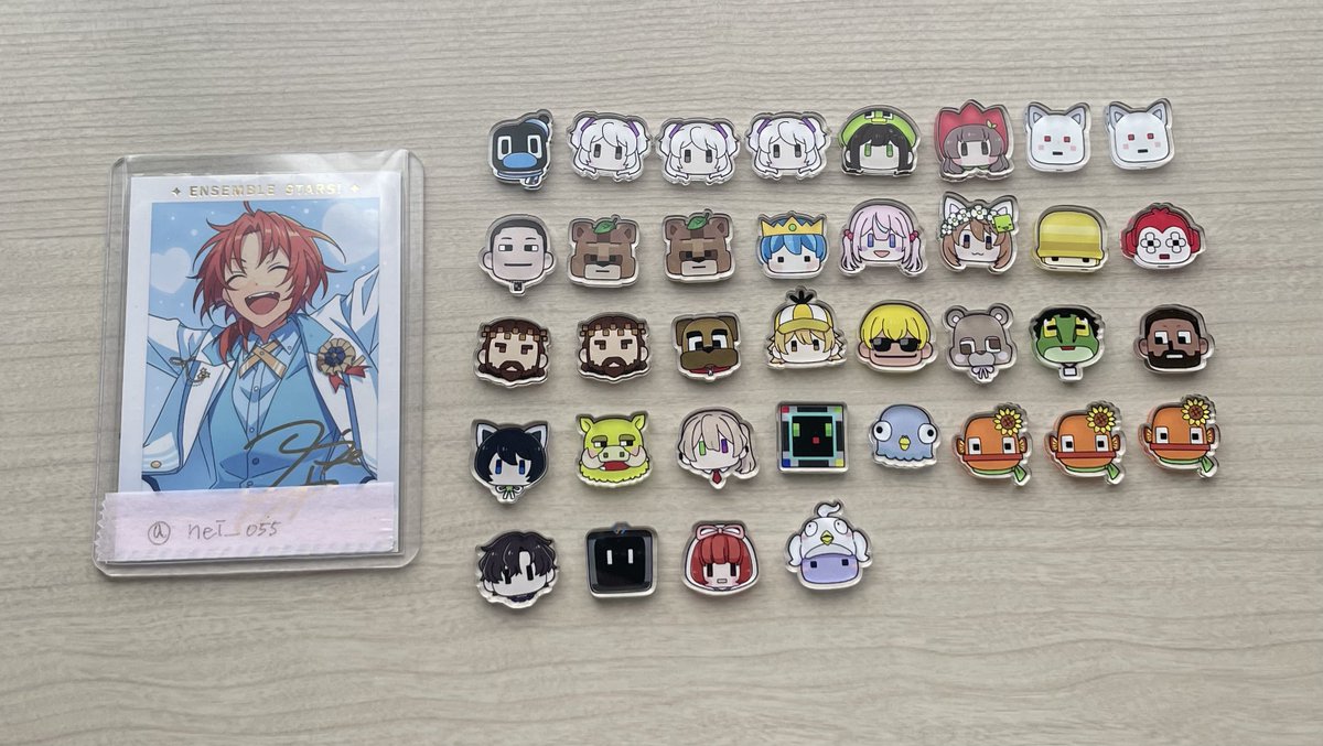 a【交換/買取】50人クラフト 人気投票 シャカシャカ アクリル 譲：画像