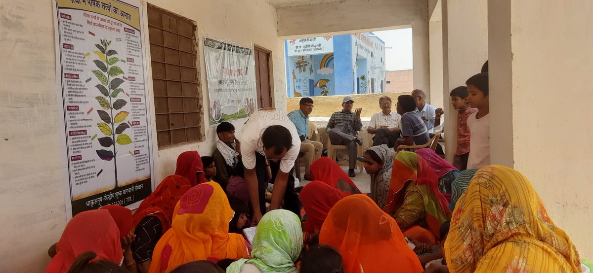 CiahIcar's tweet photo. Organized "Khet Bachao Abhiyan" at Naiyon Ki Basti Village, Bikaner on 29.06.2026
Team: Dr. D. K. Samadia, Dr. Ramesh Kumar
#ICAR #CIAH @icarindia #KhetBachaoAbhiyan @AgriGoI https://t.co/l2DaPXg5op