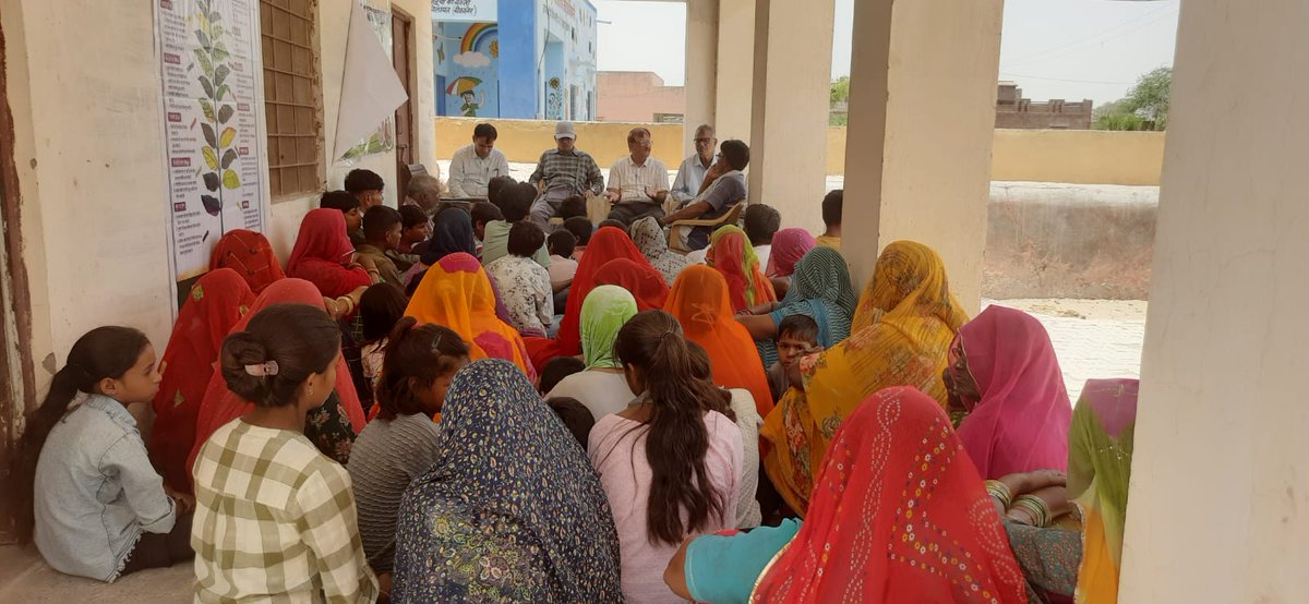 CiahIcar's tweet photo. Organized "Khet Bachao Abhiyan" at Naiyon Ki Basti Village, Bikaner on 29.06.2026
Team: Dr. D. K. Samadia, Dr. Ramesh Kumar
#ICAR #CIAH @icarindia #KhetBachaoAbhiyan @AgriGoI https://t.co/l2DaPXg5op