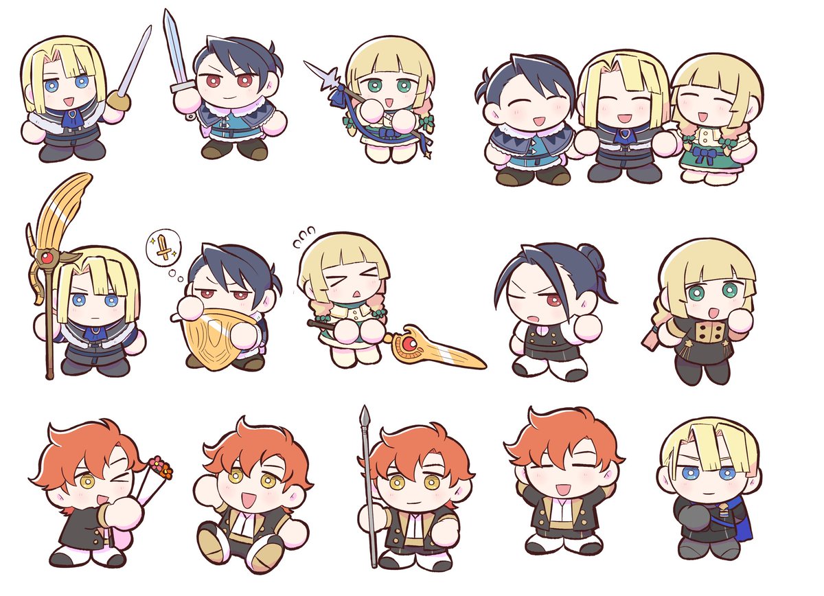 nunununenenenu's tweet photo. ミニキャラの練習 https://t.co/YZ7W06TUOQ