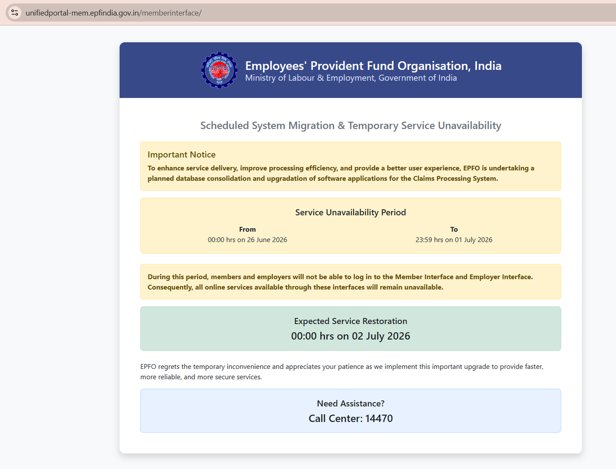 shoneymg's tweet photo. @socialepfo  website service not yet restored. 02-July-2026 10.35AM https://t.co/rpapUlafnE