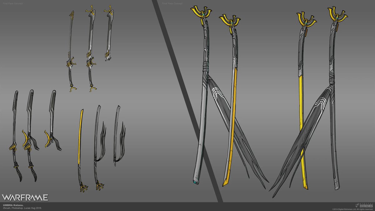 swordposting's tweet photo. Today’s Sword of The Day is: The Skiajati from Warframe https://t.co/YwZce6crOn