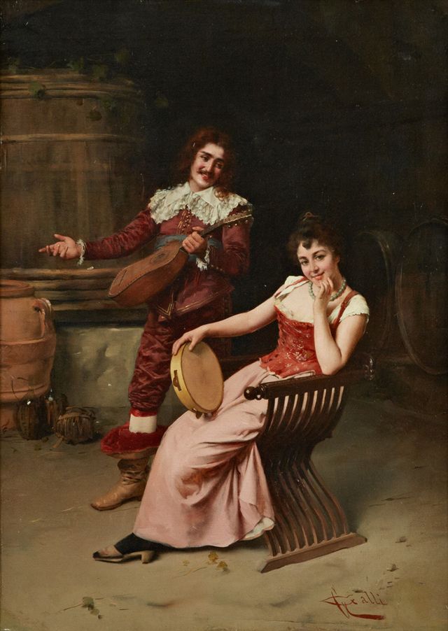 OrpheusL's tweet photo. Giuseppe #Galli (1866-1953)

- A Musical Couple

#musicpaintings #art #2luglio #July2 #2Juillet #2Julio #2Juhlo #2Juli #Buongiorno #goodmorning #BuenosDias #GutenMorgen https://t.co/bWv38m6KLr