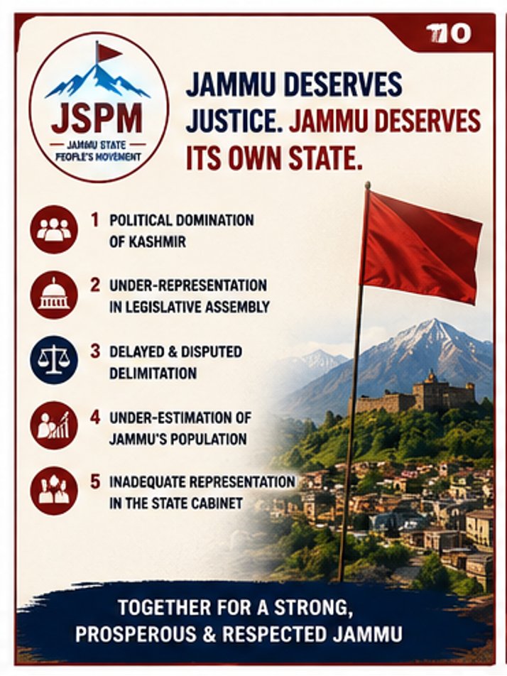 JammuState_'s tweet photo. There are many issues, and yet we have summarised the most prominent ones in ten slides. Here is the first one.
We look for your unconditional support for our cause of #JammuPradesh (please follow us and repost with this hashtag).
TIA https://t.co/poeazI12UA