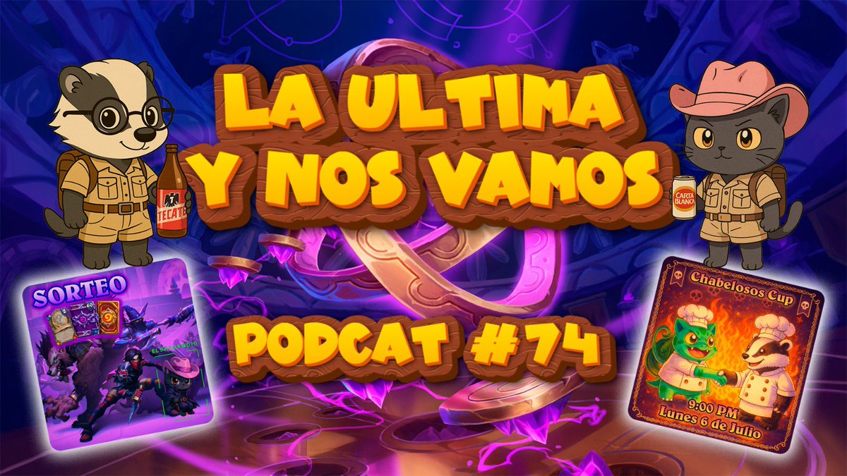 elgatoradio's tweet photo. Ya estamos en el mejor #Podcat sobre #Hearthstone con nuestro querido @Carl_oz_ortega
La última y nos vamos🐱🎙🦝🍻
🔴¿Taberna Prelanzamiento?
🔴¿Cambios en Bgs?
🔴¿Sorteito, Chabelosos y Adiós Físico?
#Hearthstone
Pásale a lo barrido👇
https://t.co/K07djTogOx https://t.co/KRnIZpAMNB