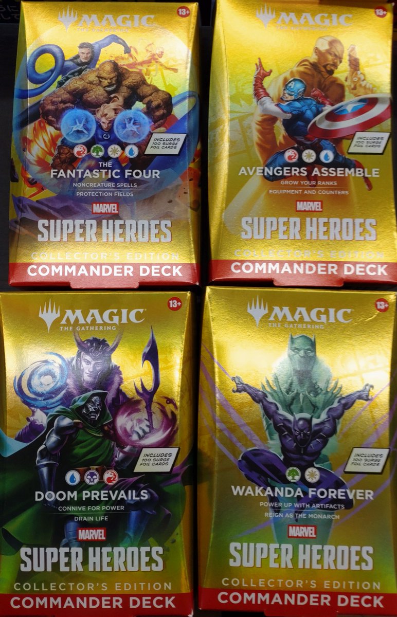 新品トレカ】 MTG ・マーベル スーパー・ヒーローズ Commander Decks
