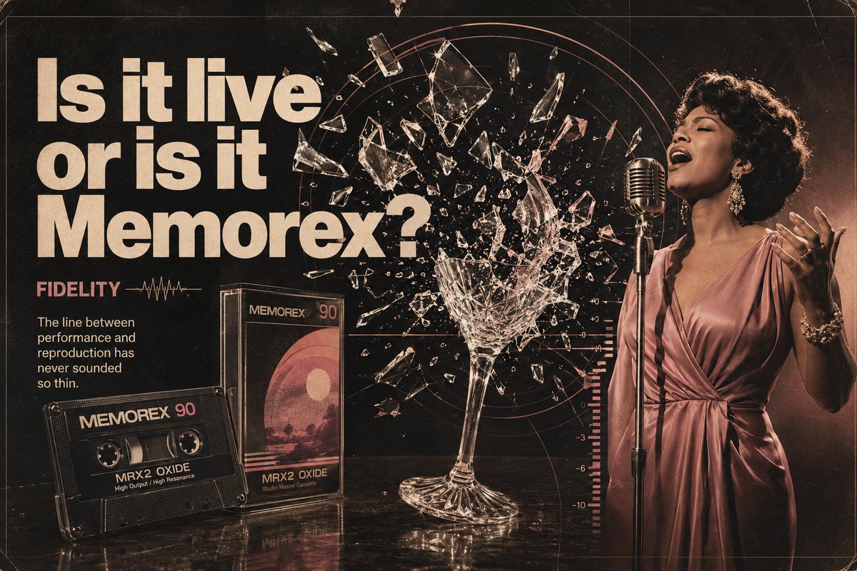 BryantMcGill's tweet photo. Is It Live or Is It Memorex?

Substack: https://t.co/8hwwhTknhS

The Hidden Message Encoded in Ella Fitzgerald’s Fidelity Test — and the Border Regions We Will All Soon Inhabit Together

Blogger: https://t.co/gqwQaEMBfQ

Soundcloud: https://t.co/LgjRAcV1Fr

Soundcloud Ghosts: https://t.co/QHXmL2yAkq

Obsidian: https://t.co/jffEOU7vtZ

Substack: https://t.co/8hwwhTknhS

#transhumanism #transmedia @SusayeG35238 @SupremePartners