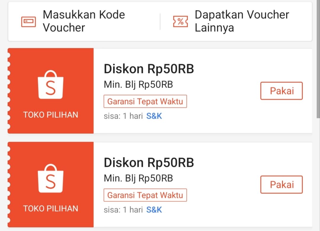 Adri07091's tweet photo. @RacunBelanja Mending war voucher garansi tepat waktu min 🗿 https://t.co/JEIWIJt91p