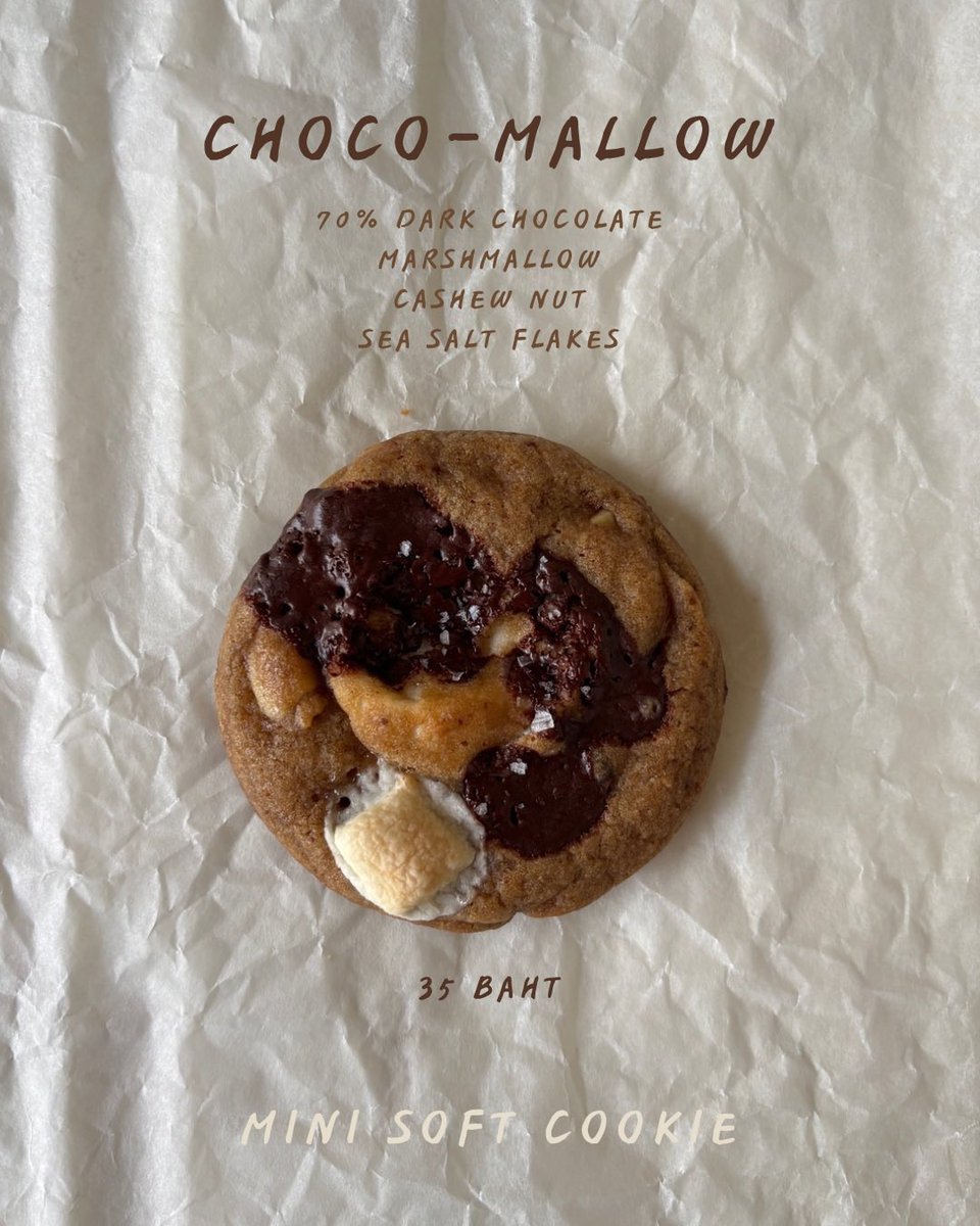 kombini_bakery's tweet photo. เปิดตัวใหม่สำหรับ mini soft cookies ขนาดใหม่แต่ความอร่อยเท่าเดิมม ออกแบบมาสำหรับคนที่อยากกินขนม แต่อยากกินชิ้นเล็กพอดีคำ มาพร้อมราคาสุดน่ารักกก แถมยังมีโปรโมชั่น 3ชิ้น 100 (เฉพาะราคา 35 บาท) 

#คุกกี้ #ชุมชนขนมหวาน #ขนมโฮมเมด #ขนมพร้อมส่ง @aroii #อร่อยบอกต่อ #softcookies https://t.co/8w5iz1m6OL