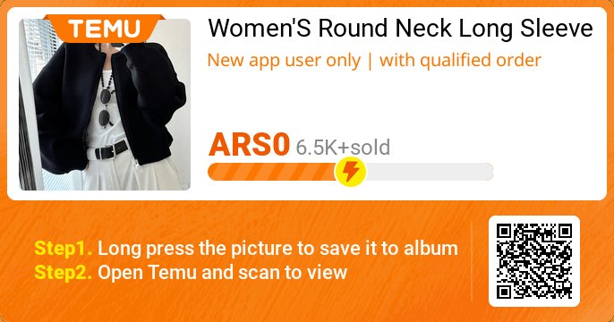 basiliskia's tweet photo. Women'S Round Neck Long Sleeve Zipper Sweatshirt, Fashionable Trendy Solid Color Jacket,
🎉 Price: ARS0 🛍️ with qualified order
🔥 New app users get an extra 30% OFF with code: alc697859
👉 item link: https://t.co/kIz4NCMB0r
⚠️ Every New App User can only enjoy once https://t.co/x0nJoeu0wq