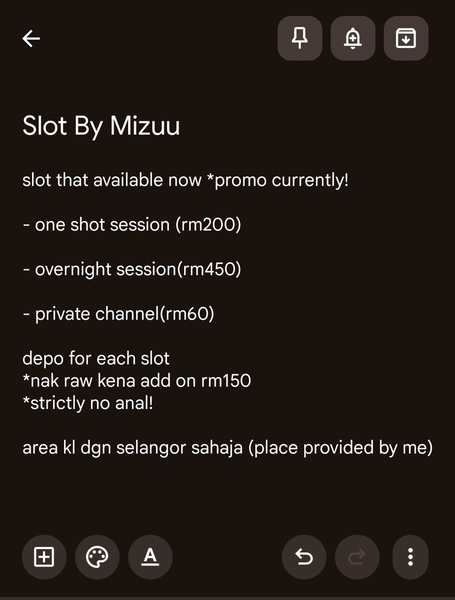 squishymizuu's tweet photo. Here's the rate my slot this month!
Yang berminat sahaja boleh dm i atau pm tele i https://t.co/ggaJvPjbaG https://t.co/l2kNpqFPje