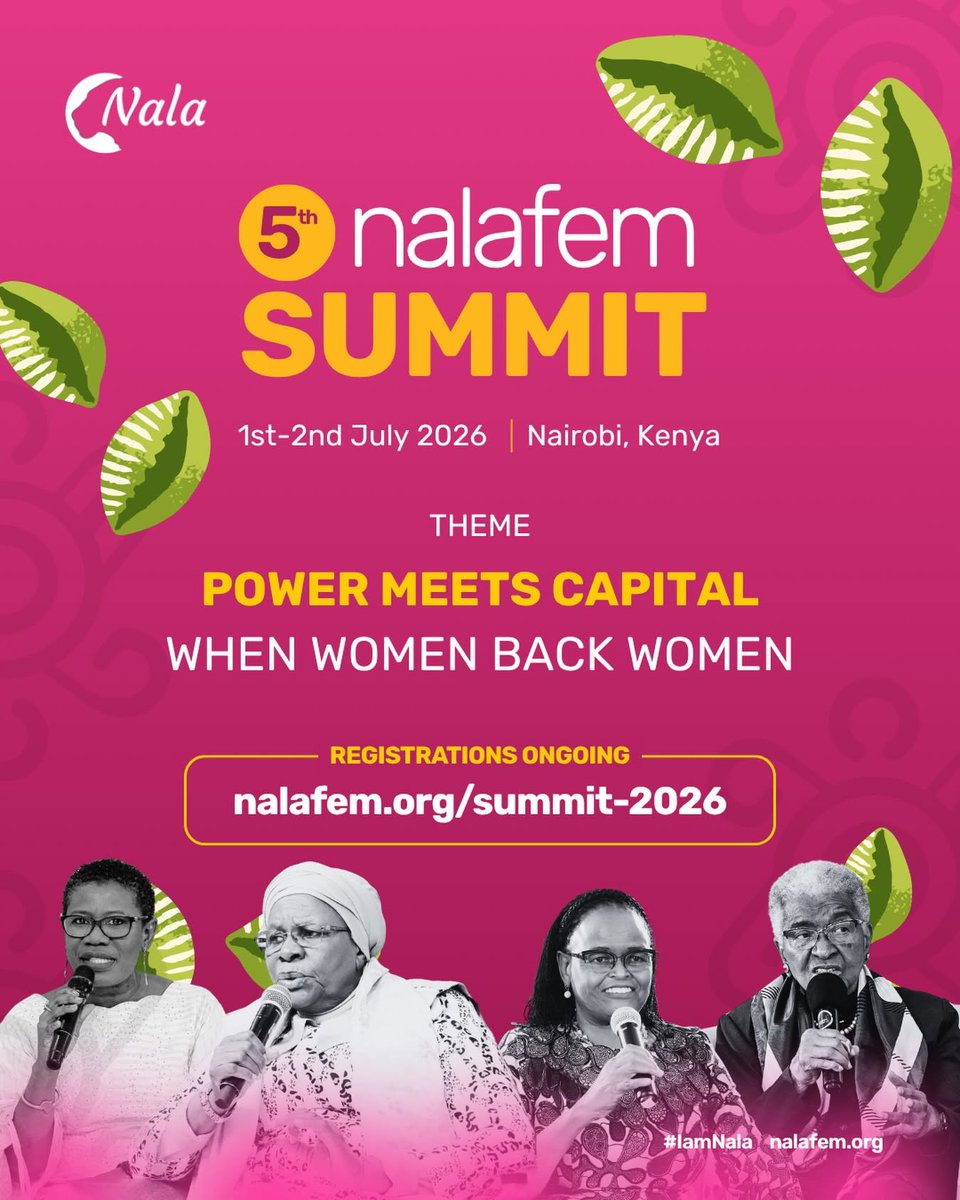 EANationality's tweet photo. Massive congratulations to our member @_Nalafem for the successful hosting of the 5th Nalafem Summit taking place on the 1st and 2nd of July 2026 in Nairobi, Kenya.  
Under the theme “Power Meets Capital: When Women Back Women,” the summit brings together women politicians, business leaders, wealth creators and young feminist leaders from across Africa to discuss barriers to women's political, social and economic participation chart collective transformative pathways that leverages the immense power that obtains when women invest in other women. 
@EANationality is proudly represented at the summit by by our Indefatigable leaders @NosiziDube1 and @sahro @SomGenderHub