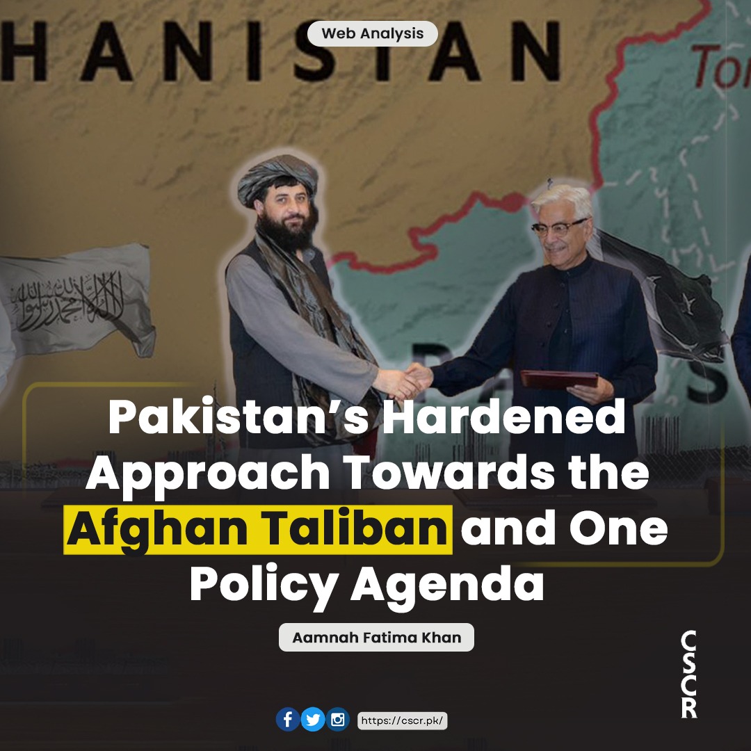 CSCR_pk's tweet photo. New | Pakistan has gradually shifted its approach from utilising its trade &amp; diplomatic leverage to forceful military operations in Afghanistan. This shift stems from the perception that Afghan Taliban leverage TTP, writes Aamnah Fatima Khan. @AfKhan29 

https://t.co/HdvqChStvO https://t.co/txbSw3vA5I