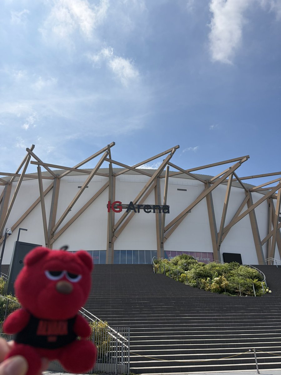 Alvark75K's tweet photo. IGアリーナ初めて見た🏟️！
街中にも名古屋Dが溢れてて素敵！ https://t.co/H8td1drAL9
