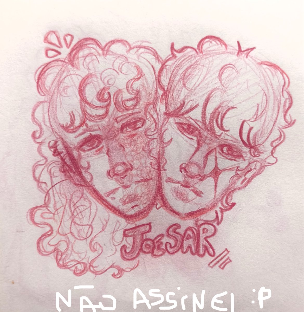 th4thaii's tweet photo. Hj a aula rendeu #joaiser #Fanart #joesar https://t.co/TuivC0VWJb