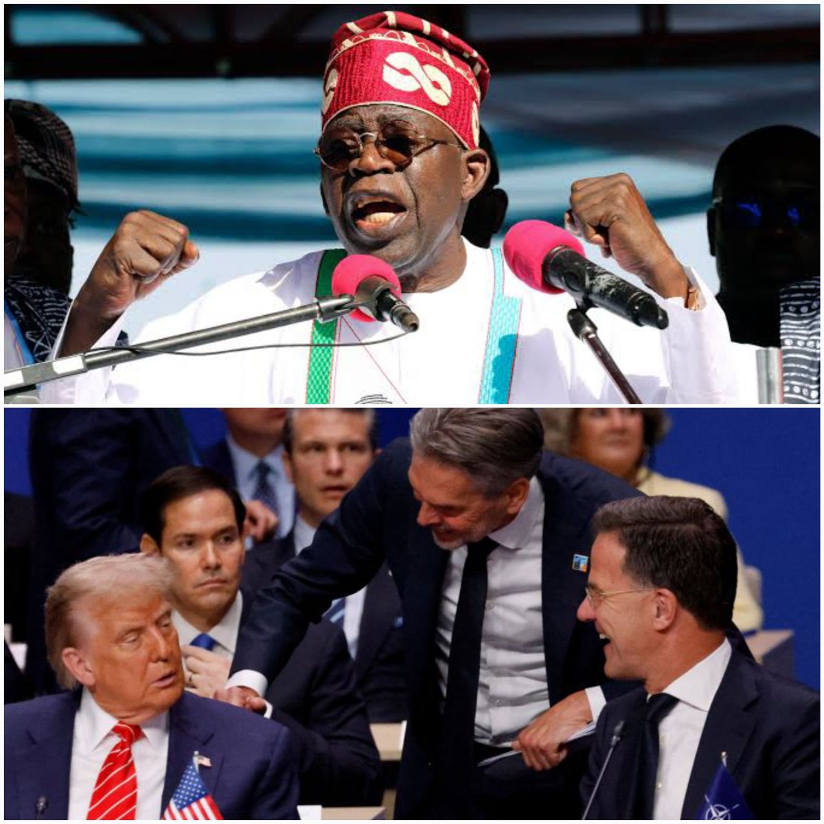 Atiku4ThePeople's tweet photo. #ATIKU2027: International Embarrassment!!! United States President, Donald J. Trump, Other World Leaders, Watch, As President Bola Tinubu Whose Chicago State University Certificate And NYSC Discharge Certificate Are Alleged To Have Been Forged, Declares Sweeping Reforms For The National Youth Service Corps, Ahead Of The 2027 Elections

On Monday, President Bola Ahmed Tinubu approved what his administration described as sweeping reforms for the National Youth Service Corps, NYSC, claiming that it is the biggest overhaul of the Scheme in decades. 

According to the President, the reforms are aimed at equipping Nigerian graduates with practical skills, promoting national development, and preparing young people for the realities of today's economy.

On paper, there is little to quarrel with. Every Nigerian wants an NYSC that is relevant, productive and capable of producing graduates who can compete anywhere in the world.

However, the question remains: Can a President champion reforms for the NYSC, while questions about the authenticity of his own NYSC Discharge Certificate are still before the Court?

Recall, that barely 24-hours before the reform announcement, the Incorporated Trustees of the Centre for Reforms and Public Advocacy, CRPA, filed a suit before the Federal High Court, in Kano, seeking for President Tinubu's disqualification from the 2027 Presidential election. Among other claims, the group alleged that he submitted forged academic credentials and an invalid NYSC Discharge Certificate to the Independent National Electoral Commission, INEC, during the 2023 elections. The Court has therefore, been asked to determine the allegations and grant the appropriate reliefs, including disqualification from contesting the 2027 Presidential election.

The claims remain allegations, as they have not been proven in a Court of Law with competent jurisdiction, and President Tinubu is entitled to the presumption of innocence, unless a competent Court decides otherwise. That is exactly why this matter deserves to be resolved openly and conclusively.

Instead of allowing the controversy to trail his Presidency into another election cycle, President Tinubu should welcome the opportunity to clear the air once and for all. If Constitutionally possible, he should waive any immunity-related obstacle, submit himself to the judicial process, and present every document necessary to prove the authenticity of the credentials in question, both home and abroad.

Nothing protects the integrity of an Institution more than Leaders who subject themselves to the same standard expected of every Nigerian.

Today, Nigeria finds herself in an uncomfortable position. The same President seeking to reform the NYSC, is also facing fresh legal questions about the authenticity of the NYSC Discharge Certificate attributed to him. This is an International embarrassment, which can be resolved promptly, if indeed the allegations are not true.

Imagine a Lecturer introducing new anti-examination malpractice rules, while sitting before an Examination Panel investigating his own academic credentials. Nigerians would laugh first, before asking questions. Unfortunately, this is no comedy show. It is the image our great nation under President Tinubu projects to the world.

International Observers are watching these developments closely. Investors value transparency. Universities protect the integrity of academic records. Professional bodies insist that qualifications must be genuine and verifiable. When questions surround the credentials of a nation's Leader, they inevitably cast a shadow beyond the individual.

Undoubtedly, President Tinubu says he wants to reform the NYSC. That is a worthy objective. However, before rewriting the rules of the NYSC, Nigerians deserve to know whether the lingering questions surrounding the President's own NYSC Discharge Certificate can finally be answered clearly in a Court of Law.

#AtikuIsForThePeople #TheAtikuMovement
