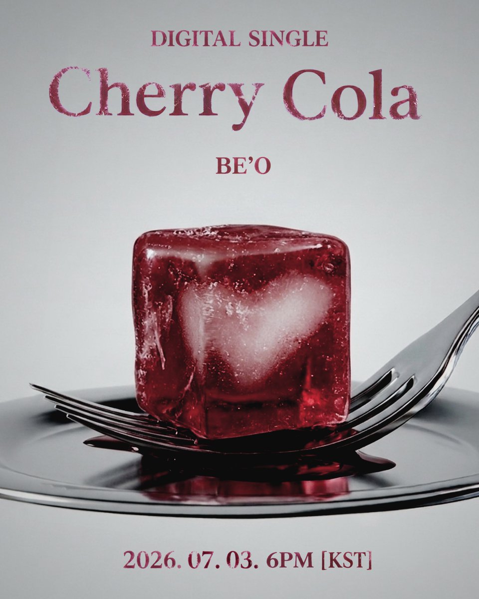 Midnight_rec_'s tweet photo. BE'O Digital Single ’Cherry Cola‘ Teaser
🗓️26.07.03 FRI 6PM (KST)
#BEO #비오
#CherryCola #체리콜라
#MIDNIGHTRECORDS
#미드나잇레코즈 https://t.co/6X4ZhA0thS