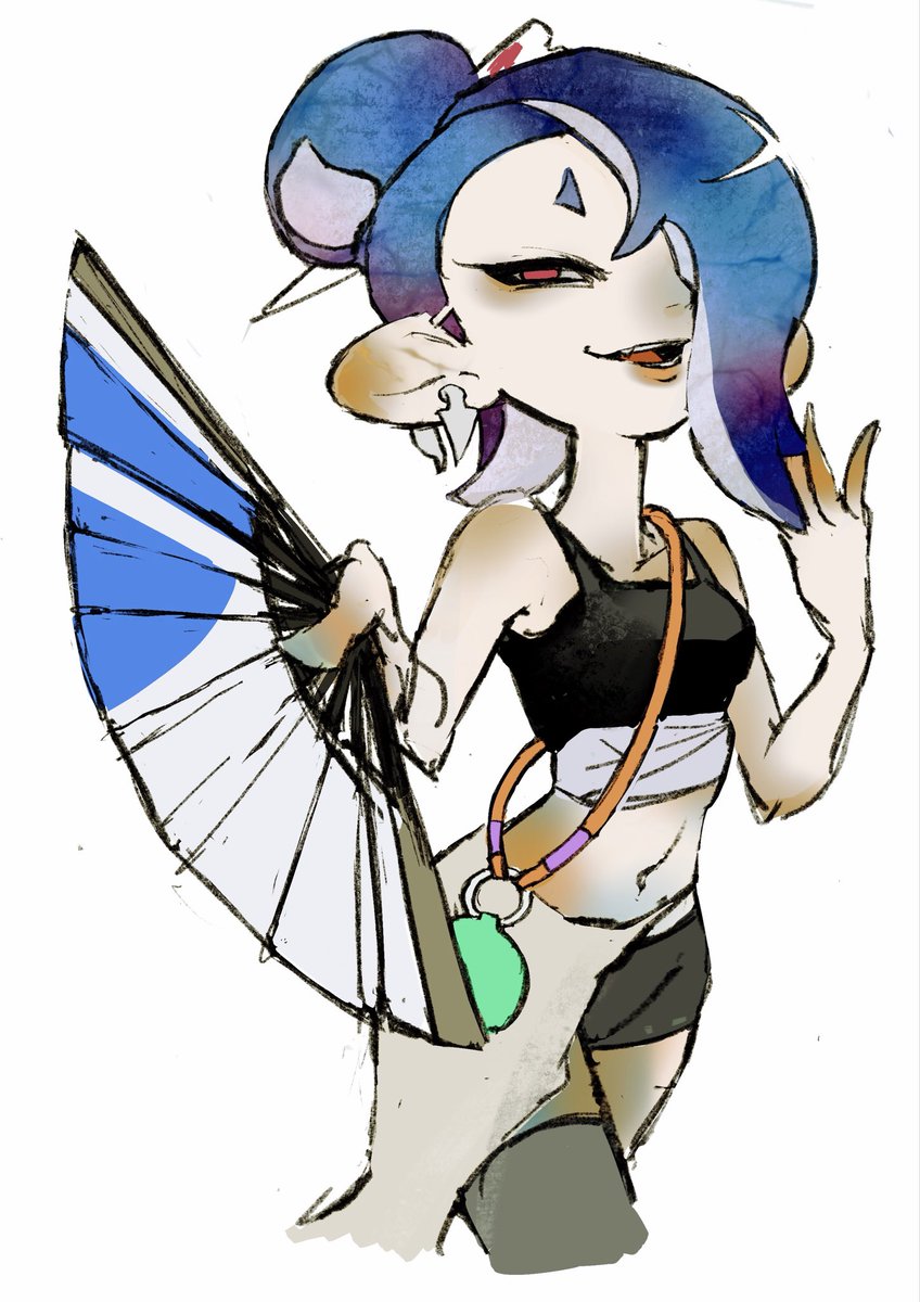 ppapappat6_6's tweet photo. ダークネスな感じになっちゃった
 #フウカ #スプラトゥーン3
 #splatoon3 https://t.co/FWOrC1PFL0