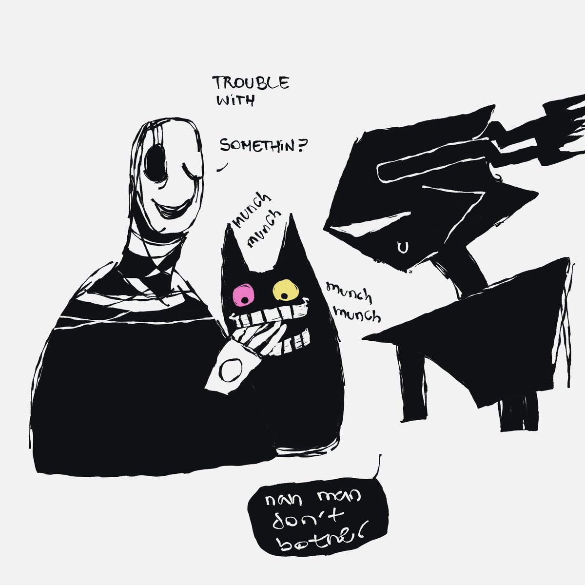 nma8ballz's tweet photo. gaster and friend https://t.co/fBHVAvPfw2