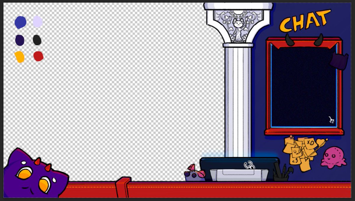 EonDurmiente's tweet photo. Trabajando en el Overlay feedback Bienvenido
#Sketch #Vtuber https://t.co/Pln7ejDENY