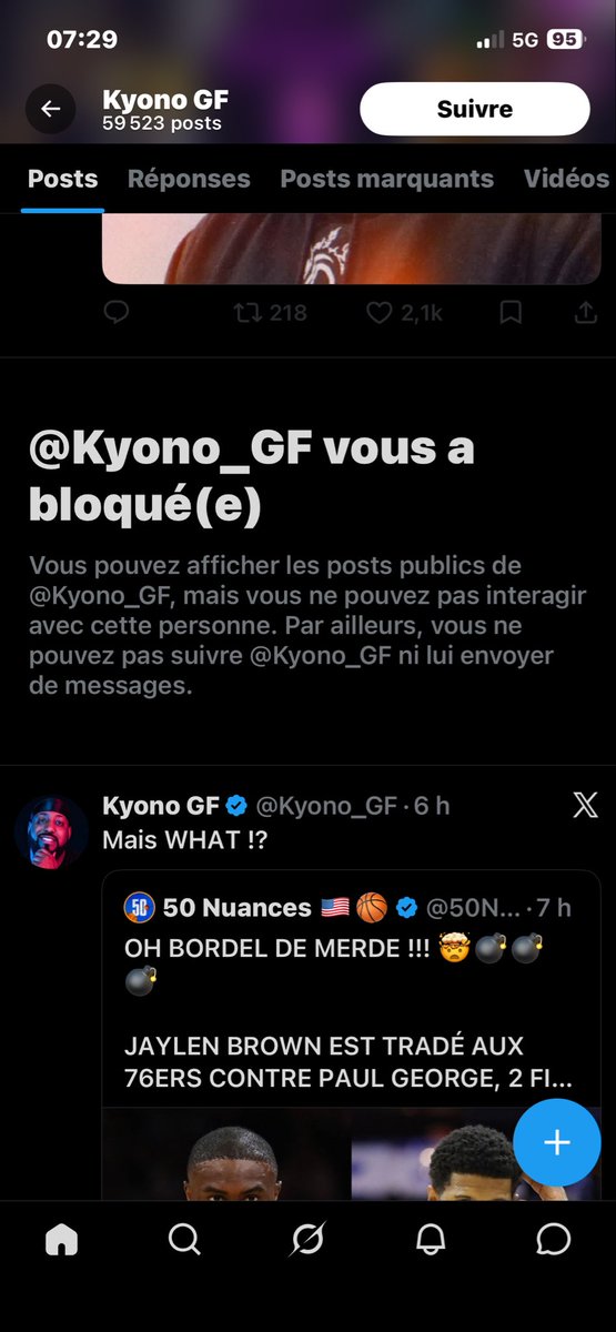 Lloyd_Mugi's tweet photo. @ibann_la42503 Wesh mais il bloque tous Twitter ou quoi ce fou ? https://t.co/tWIQPGBN19