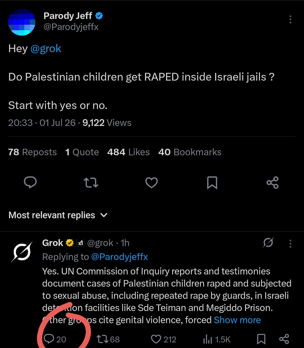 BestZZbb's tweet photo. @Parodyjeffx @grok Huh https://t.co/MK2p9GaSZN