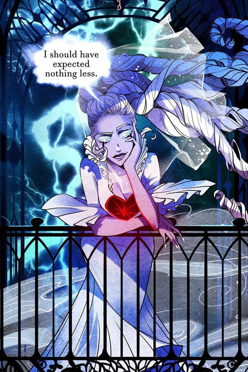 yurifyNeytiri's tweet photo. "Por que minha irmã se chama Rosa?"

Porque sua mãe ama rosas.

"E eu?"

Chega de perguntas por agora, Episódio 64 da webtoon 'Nevermore', escrita e ilustrada por Kate Flynn e Kit Trace, publicado originalmente em 01 de Junho de 2023. https://t.co/8FY9uReUyY