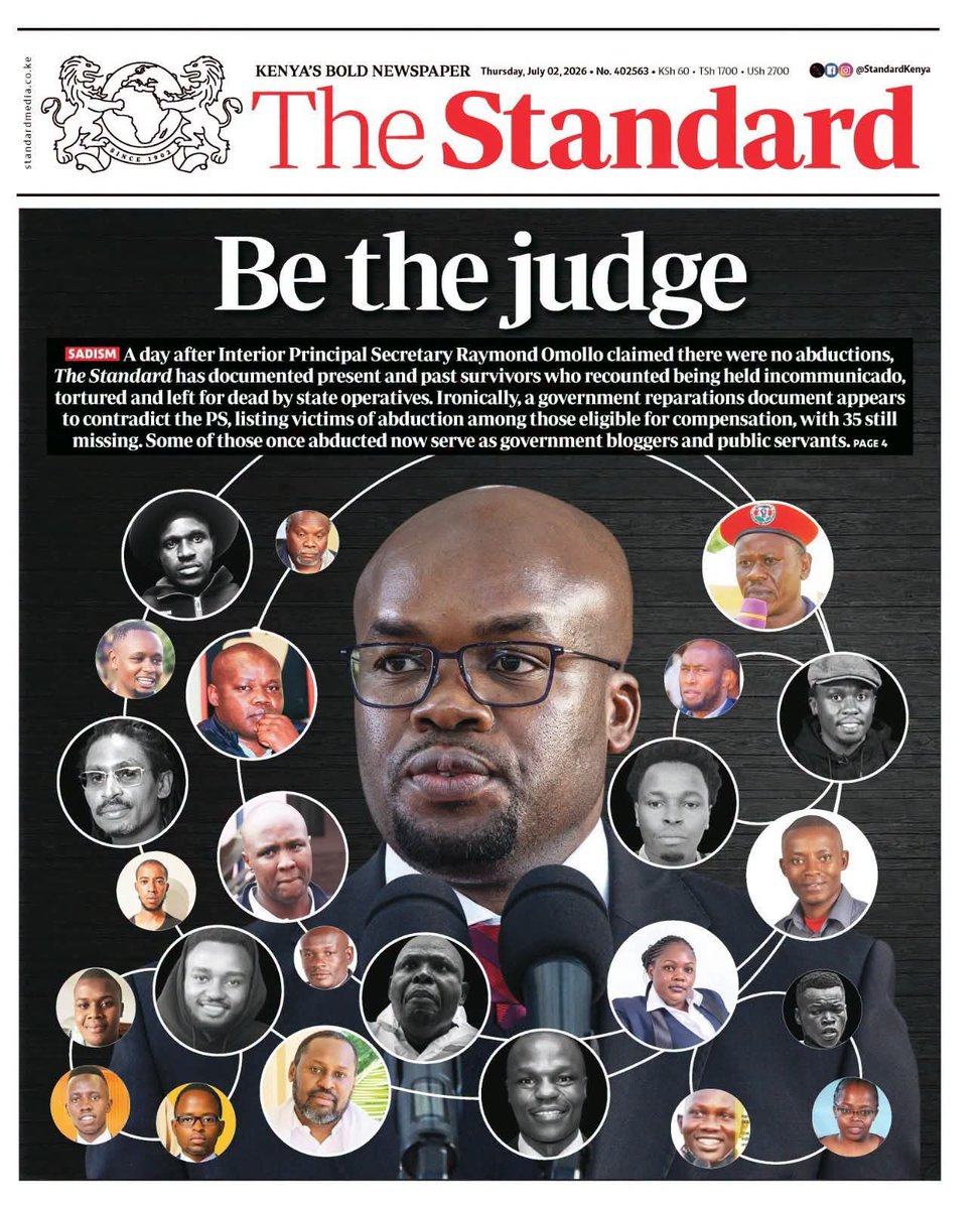 nisisikenya's tweet photo. These headlines are worrying.

Are we really Uhuru if every day we wake up to stories of killings, disappearances, and fear?

It is even more painful that a young Kenyan has reportedly lost his life in hands of ps youth @fikirini_jacobs the irony right??. How did we get here? What kind of country are we becoming?

Dear youth, mmeona? Even singing "Tutam" or expressing yourselves can feel risky ? No one should have to fear intimidation or violence simply for exercising their constitutional rights.

Kenya deserves better. We deserve a country where life is protected, justice is not selective, and those in power are held accountable.

Are we truly UHURU, or are we simply surviving?

#FromMadharautoHeshima