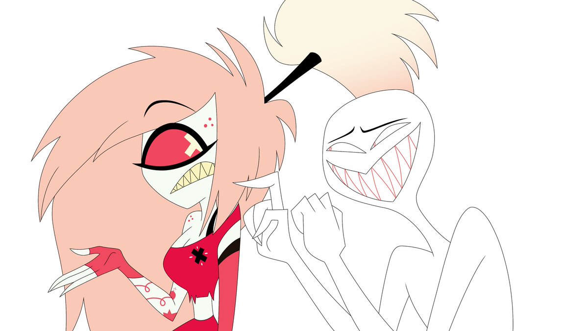 VivBasesTweets's tweet photo. Sir Pentious and Cherri base! OC x Cherri and OC x Pentious variants! 

#HazbinHotel #HazbinHotelBase https://t.co/Bu4Ngzghum