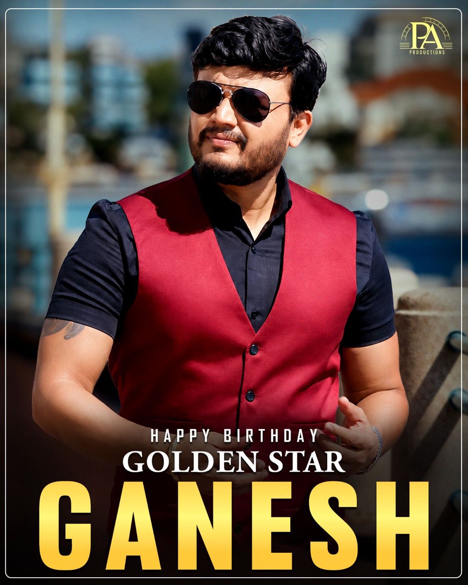 paproductionsin's tweet photo. Wishing the ever-charming @Official_Ganesh a very Happy Birthday! β¨π
#HappyBirthdayGoldenStarGanesh #HBDGoldenStarGanesh #PAProductions https://t.co/5qVXfjauKy