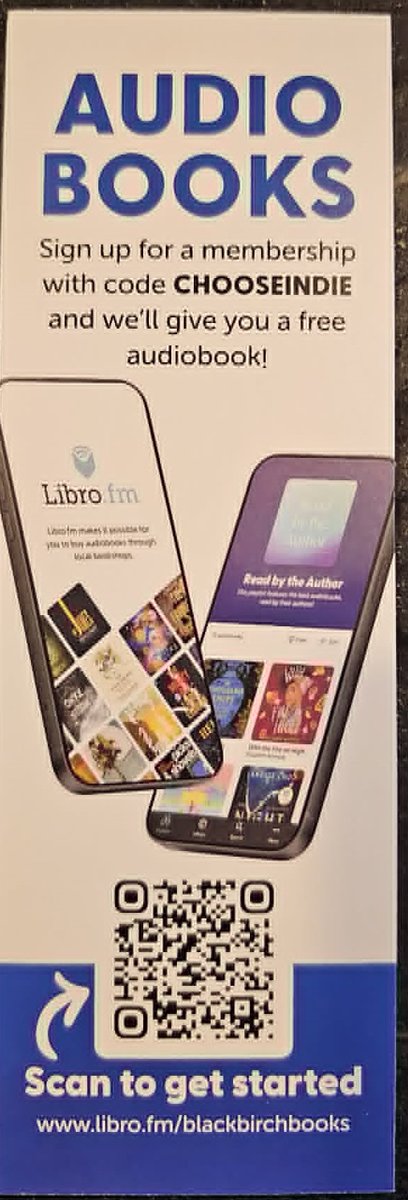 EHCasteele's tweet photo. 🏴‍☠️ Captain's Log: Supporting Local Never Sounded So Good

One of my favorite things about being an indie author is partnering with independent bookstores.

I'm thrilled that both of my pirate adventures are now available at @BlackBirchBooks  in Wasilla, Alaska!

📖 The Prince of Pirates (historical fiction)
🦜 The Pirate Queen's Curse (paranormal pirate romance)

While I was visiting, I also learned about https://t.co/BhPEwHASPn, which lets you enjoy audiobooks while supporting your favorite local bookstore instead of a big corporation.

If you sign up through Black Birch Books using the code CHOOSEINDIE, you'll receive a free audiobook to start your membership.

The best part? Both of my audiobooks are available on https://t.co/BhPEwHASPn, so if you've been wanting to sail the seas with Black Sam Bellamy or join Elizabeth Tate, Jib, and the crew aboard The Witch's Revenge, this is a great way to begin.

If you're in Alaska, stop by Black Birch Books—they're a wonderful independent bookstore that supports local authors, hosts events, and even gives back to the community.
📚 Support local.
🎧 Listen local.
🏴‍☠️ Read pirate books.

#BlackBirchBooks #SupportIndieBookstores #LibroFM #ChooseIndie #PirateBooks #HistoricalFiction #ParanormalRomance #Audiobooks #IndieAuthor #AuthorLife
1m
