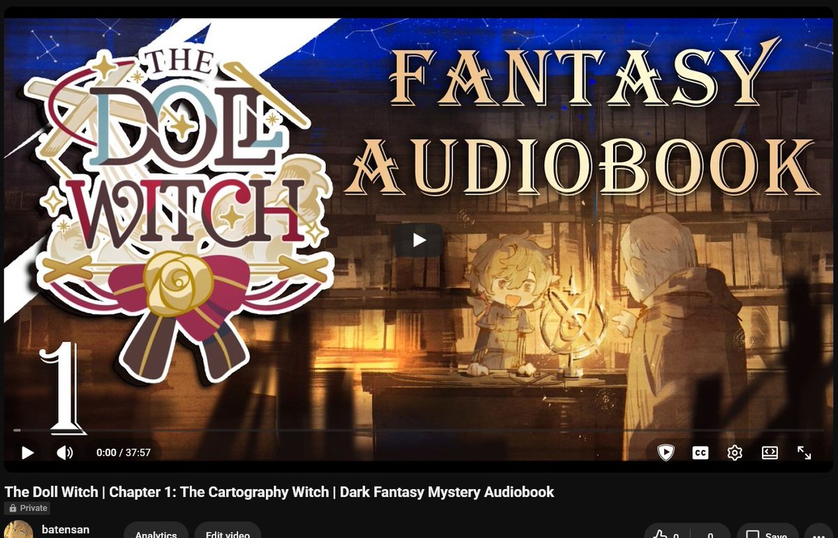 MoonObservatory's tweet photo. SOON!! im so tired, yall--
Chapters 1-3 will release together, then updates on Friday!

Every episode centers on a different character, and the voice actors read their own chapters!

🧵#TheDollWitch the light novel releases 7/3! https://t.co/oKPZl8fZPE
