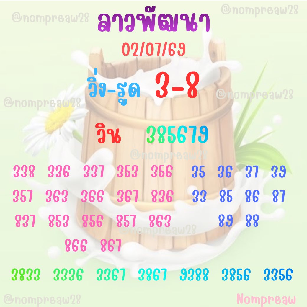 nompreaw28's tweet photo. 🇱🇦🇱🇦 แนวทางลาวพัฒนา 02/07/69 🇱🇦🇱🇦

กดติดตาม กดรีโพสต์ กด ❤️ 

ขอให้ได้รางวัลใหญ่ แตกแสน แตกล้านนะคะ 👏 https://t.co/oddK4Mu7at